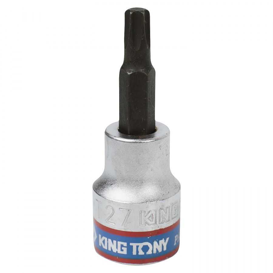 Насадка (бита) торцевая 1/2", TORX, T27, L = 60 мм KING TONY 402327 Насадки фото, изображение