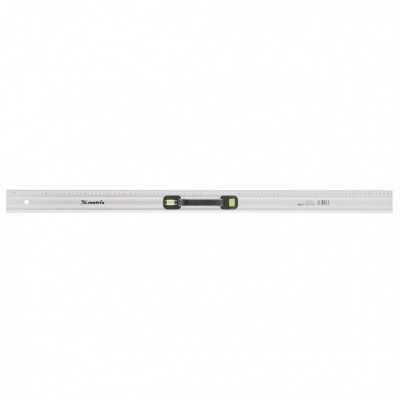 Линейка-уровень, 1000 мм, металлическая, пластмассовая ручка 2 глазка Matrix Линейки фото, изображение